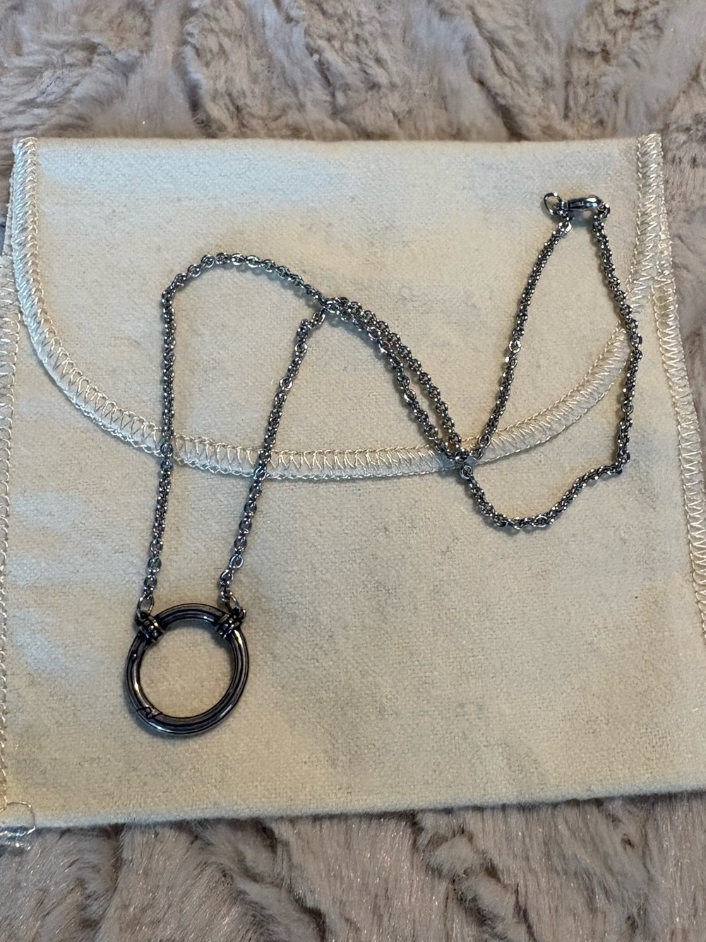 James Avery Beaded Changeable Charm Necklace- 16 inches